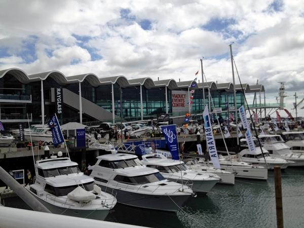 Hundreds of boats on show at September's Auckland On Water Boat Show in Viaduct Harbour